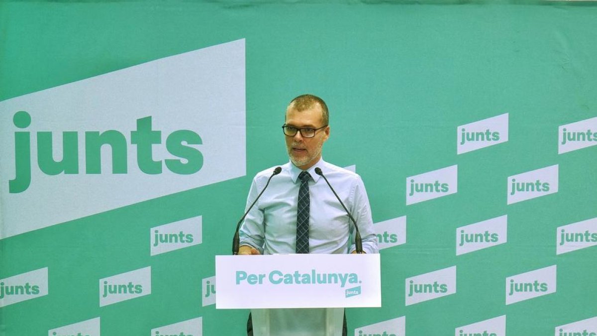 El cap de llista de Junts al Baix Penedès, Camp de Tarragona i Terres de l'Ebre a les eleccions del 23-J, Josep Maria Cruset.