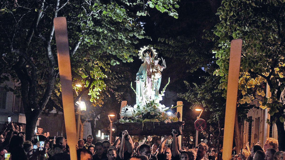 La processó de Santa Maria del Mar és un dels moments àlgids.