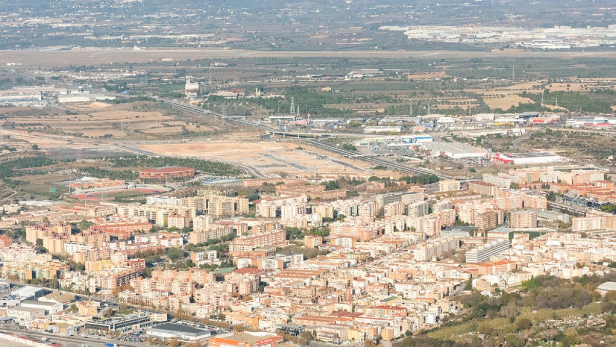 Imagen de archivo de la zona de los barrios de Ponent de Tarragona.