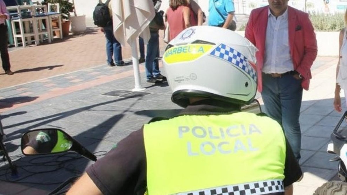 Imatge de la Policia Local de Marbella.