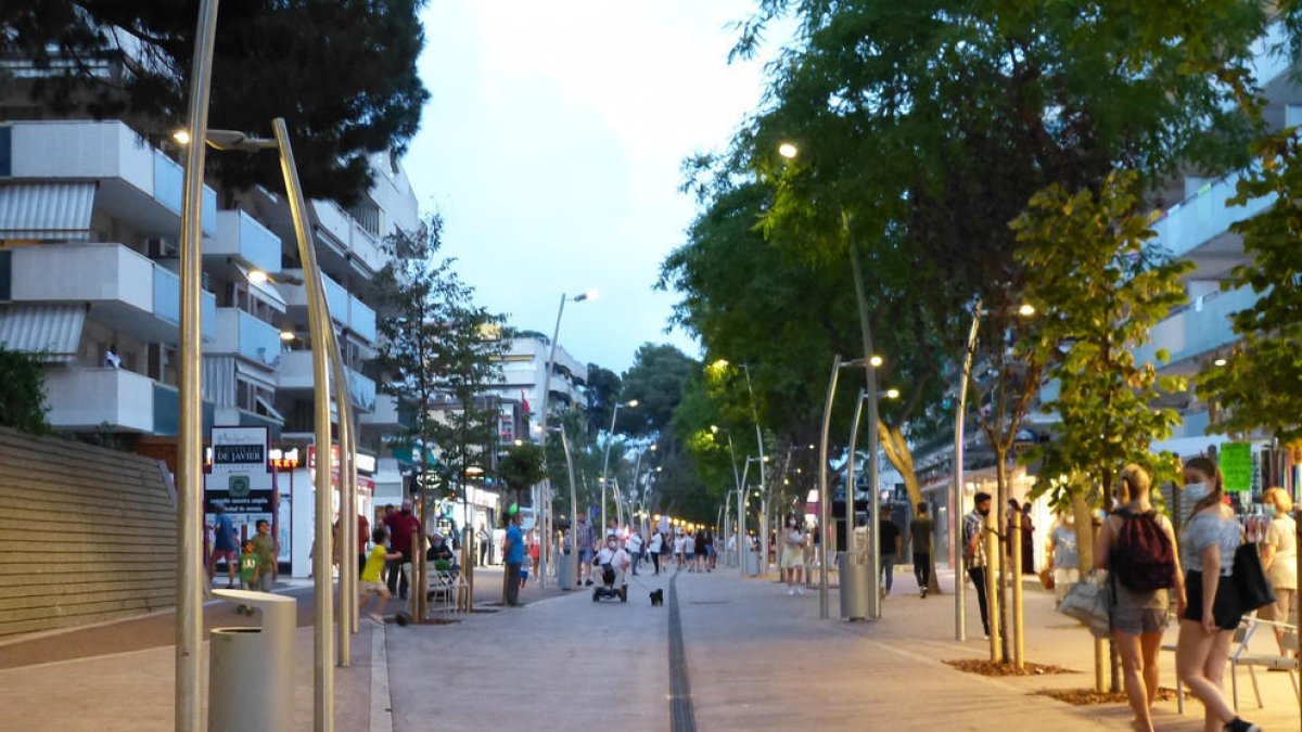 Imatge d'arxiu del primer tram de Carles Buïgas de Salou, on es van completar els treballs.