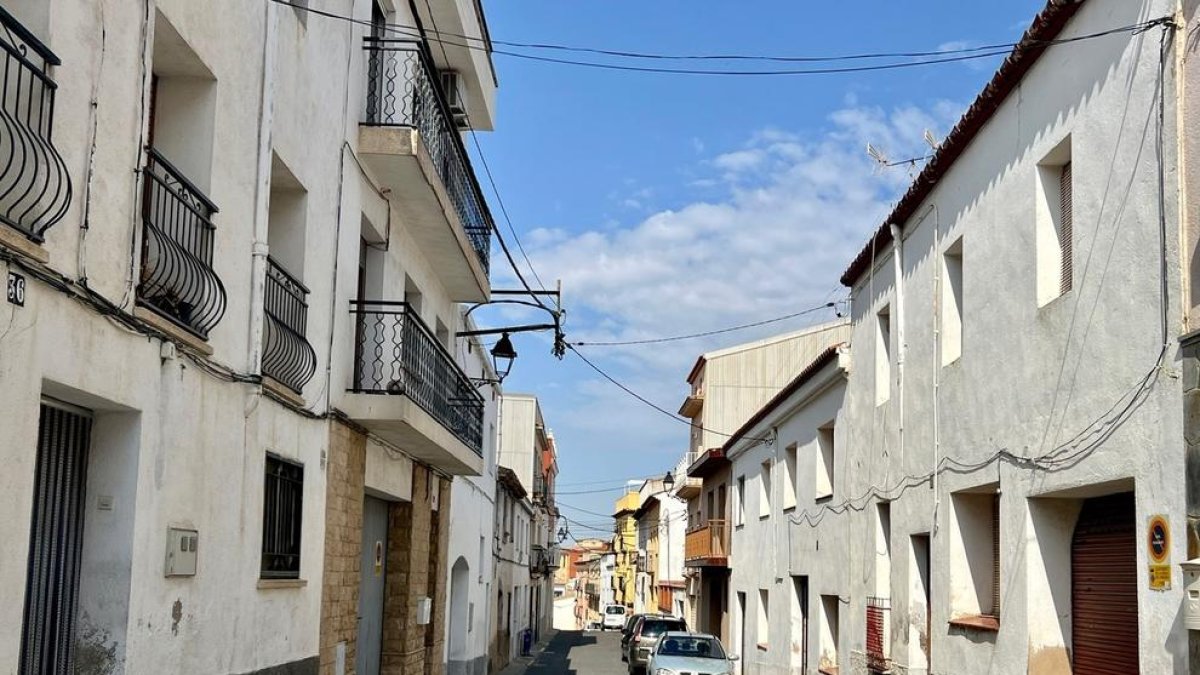 Imatge del barri de la Riba de la Bisbal del Penedès.