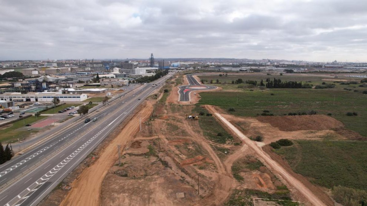 Imagen del progreso de las obras.