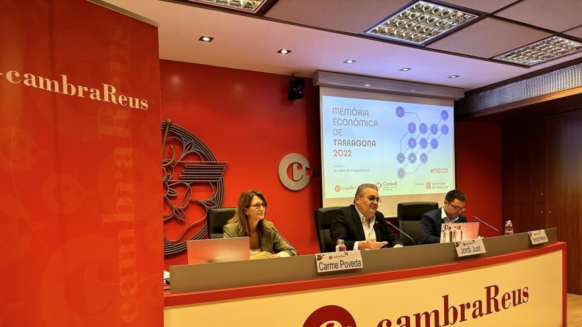 Presentació de la Memòria Econòmica de Tarragona 2022 a la Cambra de Reus.