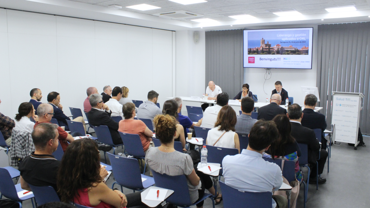 Imatge del Curs de Lideratge i Gestió a l'Hospital Joan XXIII.