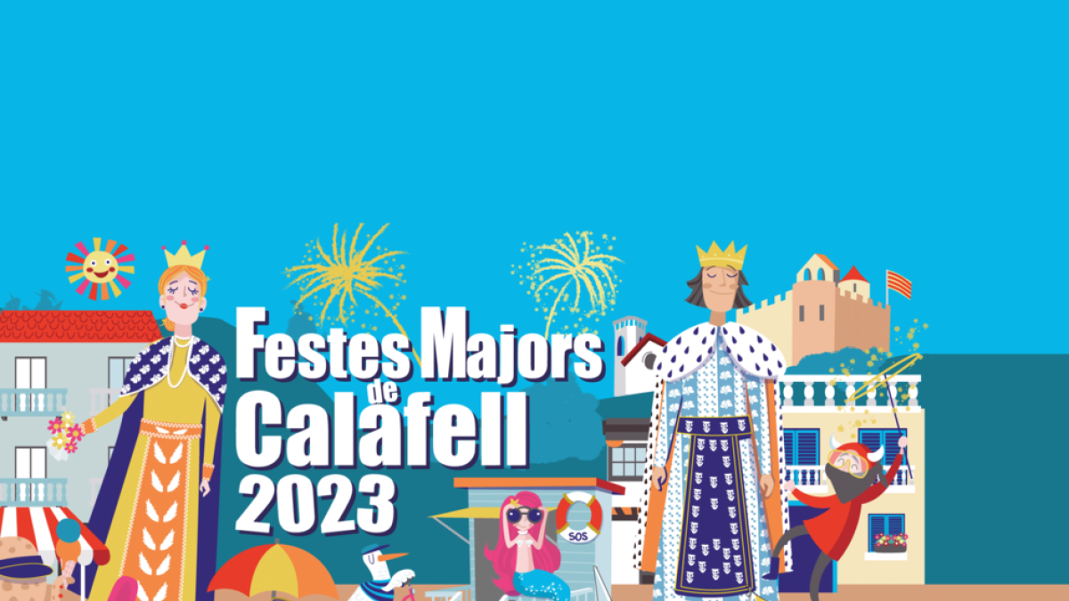 Cartell de les festes de Calafell.