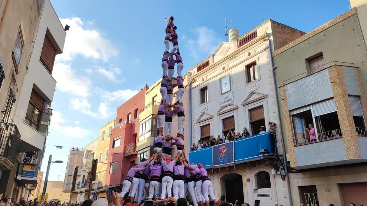 El 3de9 amb folre de la Jove de Tarragona a la Canonja