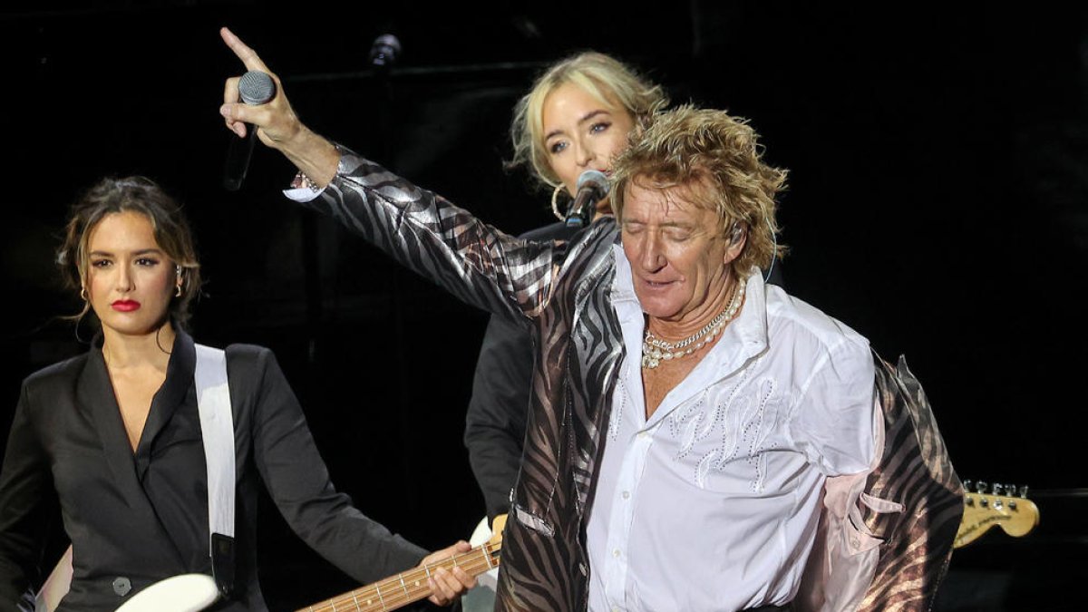 Rod Stewart al festival Cap Roig.