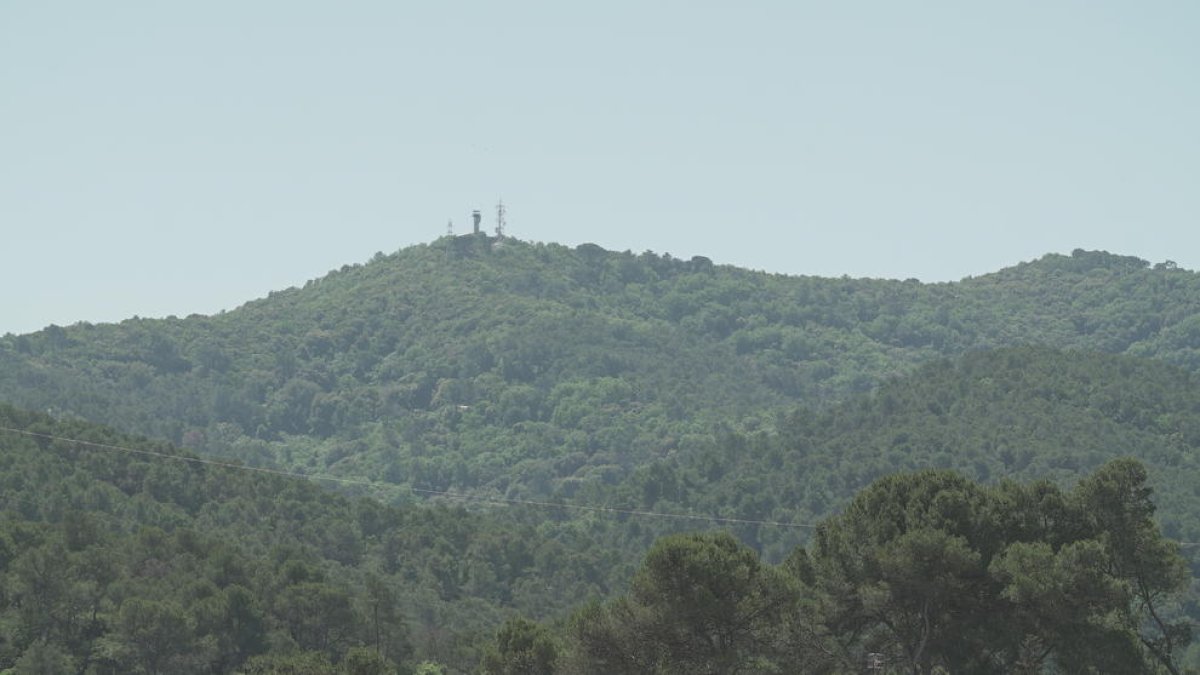 Una de les torres de vigilància al Parc Natural de Collserola.
