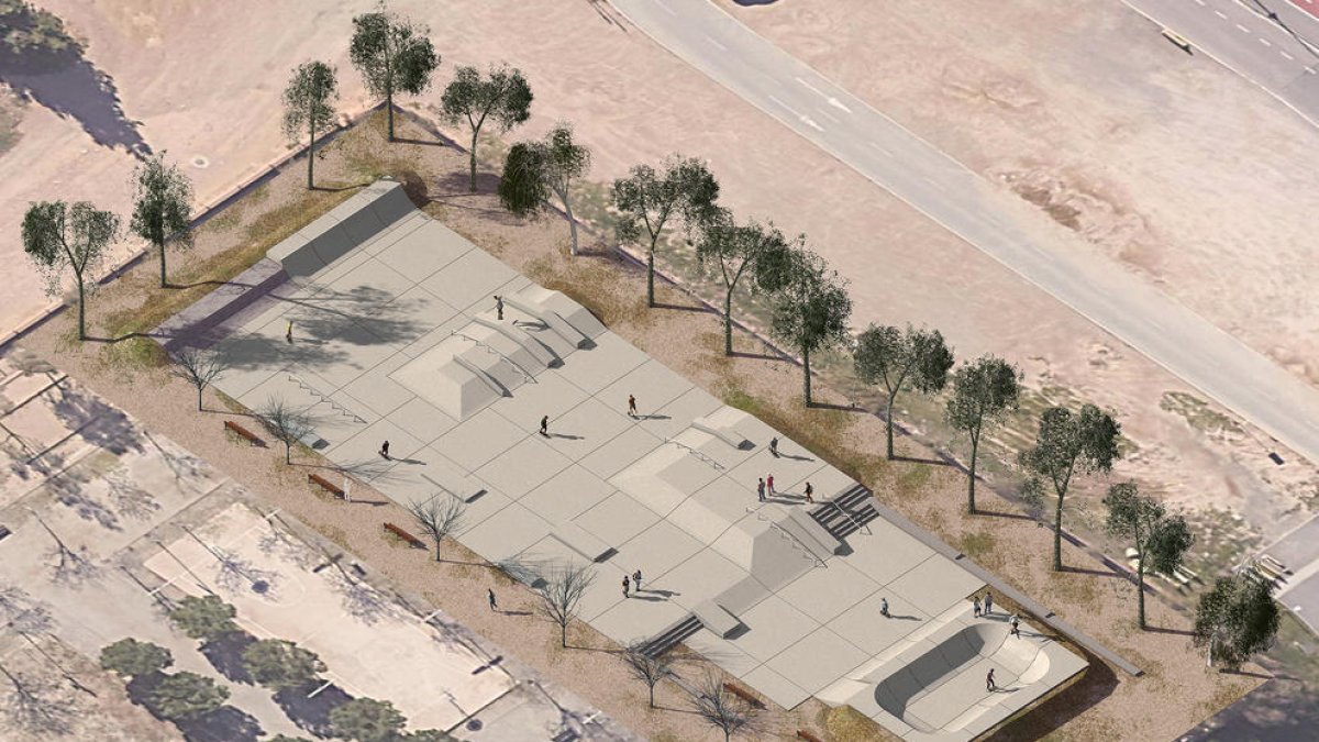 El nuevo skatepark que se construirá en el Parque del Pinaret.