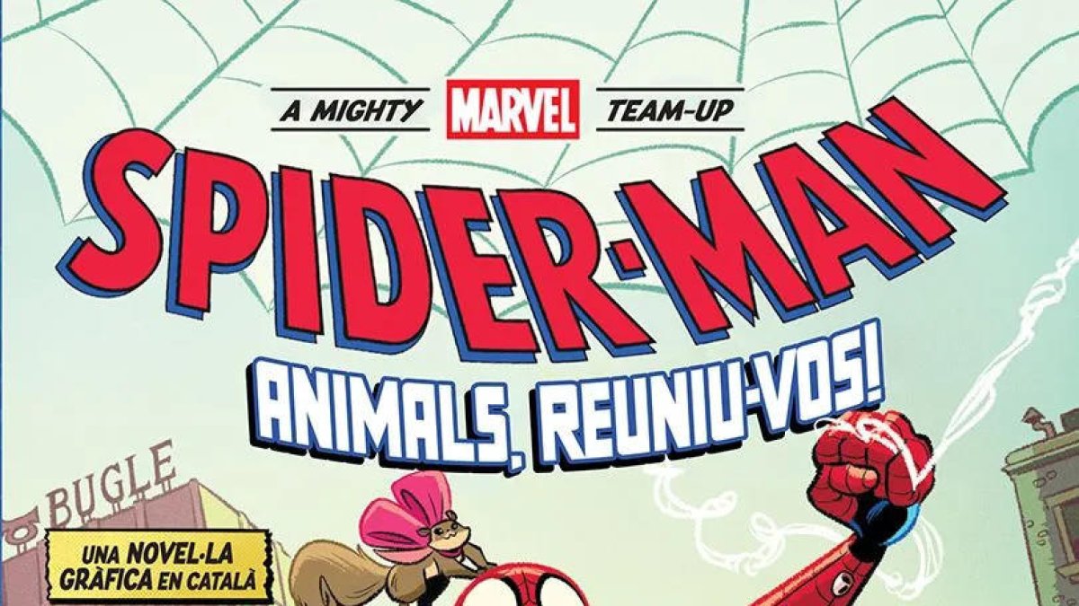 El còmic en català 'Spider-man. Animals, reuniu-vos'.