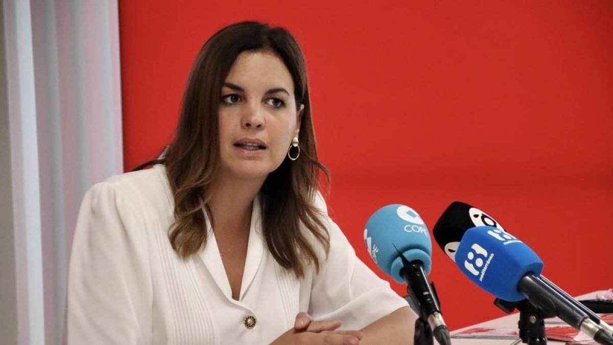 Sandra Gómez, alcaldable del PSOE en Valencia.