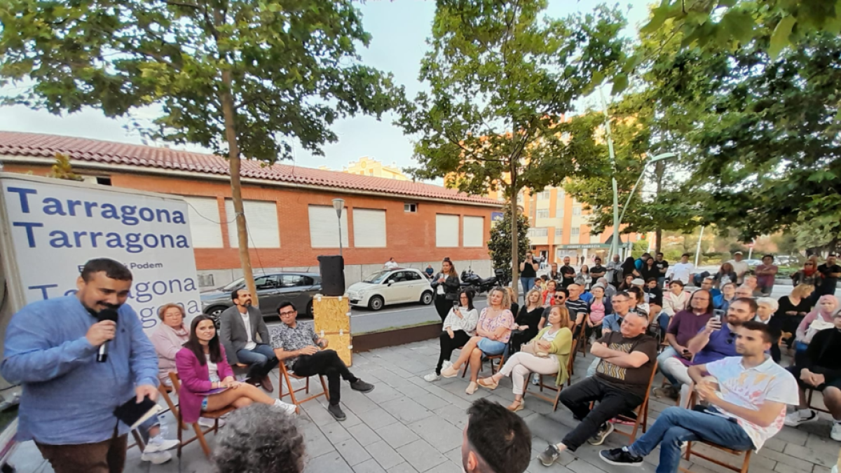 Jordi Collado durant la seva intervenció a Camp Clar.