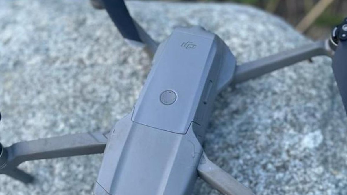 El dron que sobrevolava sense autorització l'Estany Llong, al Parc Nacional d'Aigüestortes.