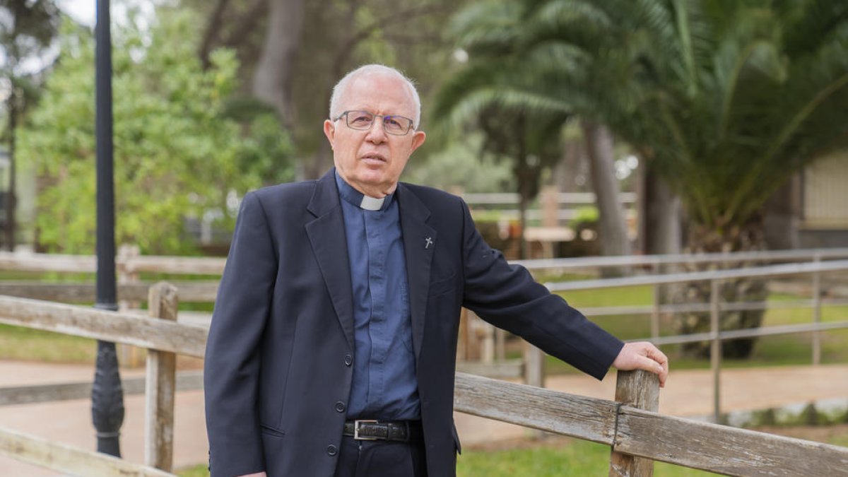 Mario Buonnano, membre dels Pares Rogacionistes, al Santuari del Loreto.