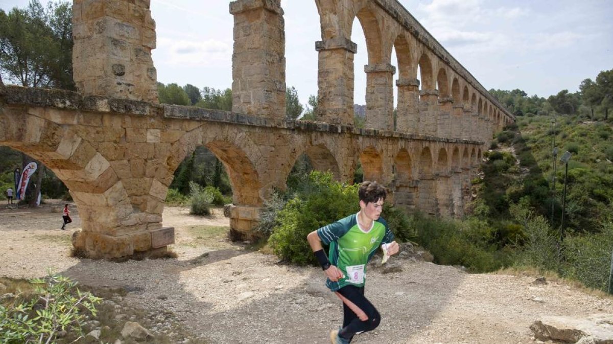 Imatge d'un corredor durant la competició.