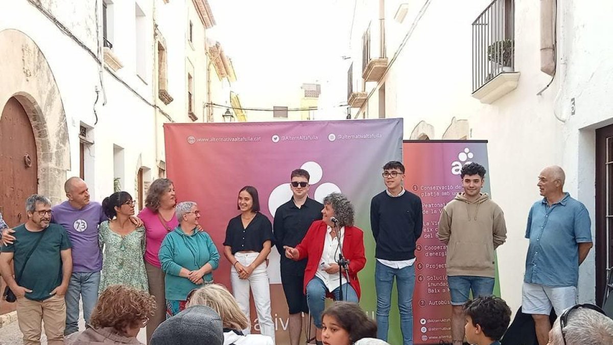 Alternativa Altafulla amb Montse Castellarnau ha guanyat un regidor.