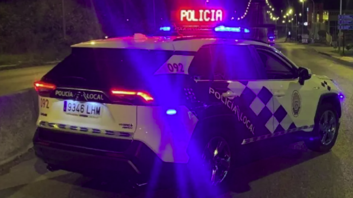 Coche de la Policía Local de Lugo.