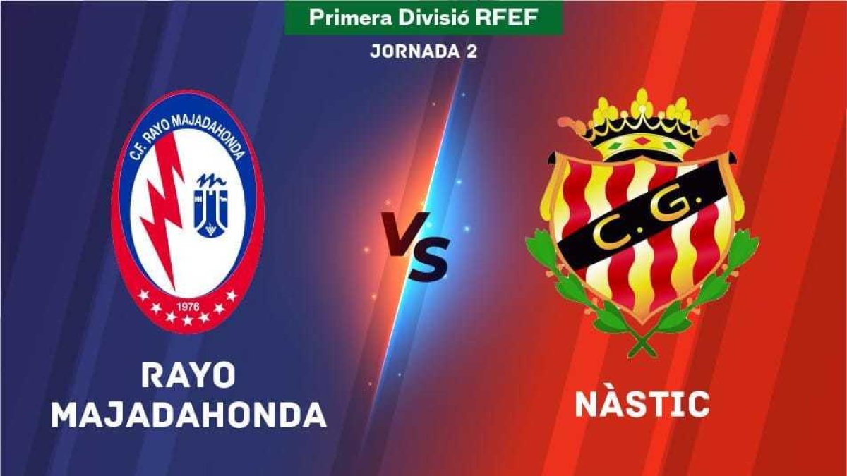 Sigue en directo el Rayo Majadahonda - Nàstic