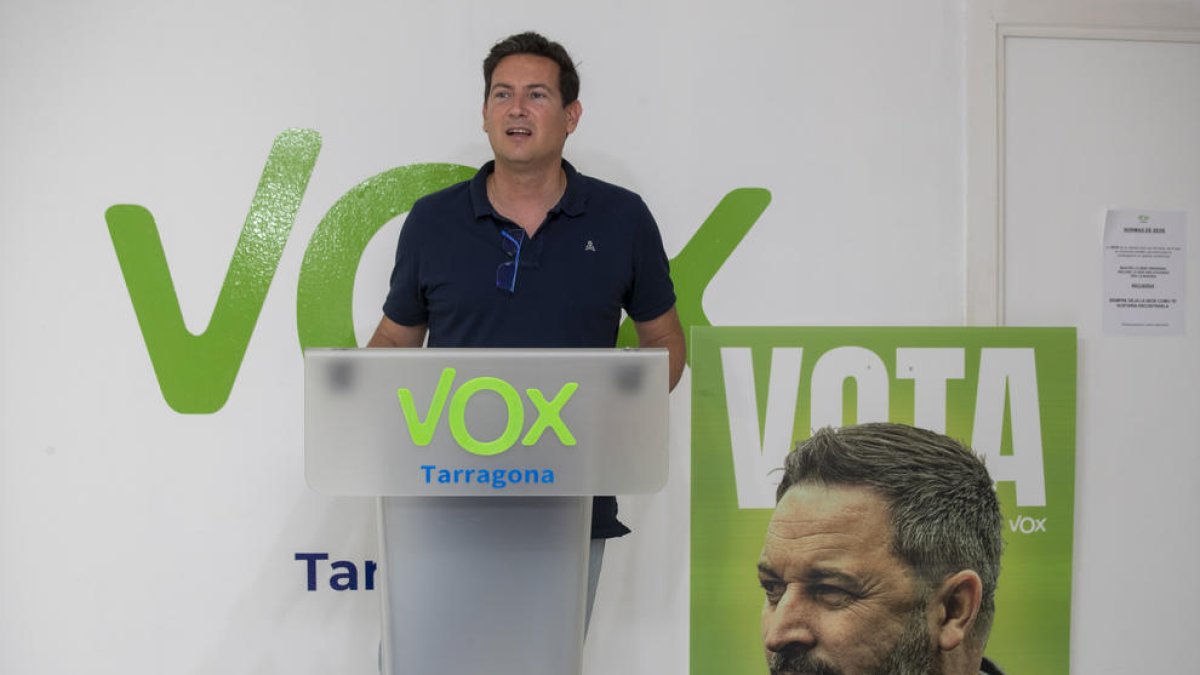 Sergio Macián, valorant els resultats de les eleccions.