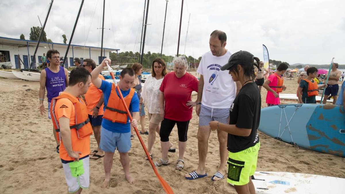 Imatge d'una sessió de l'edició Onades Inclusives el passat mes de juliol.