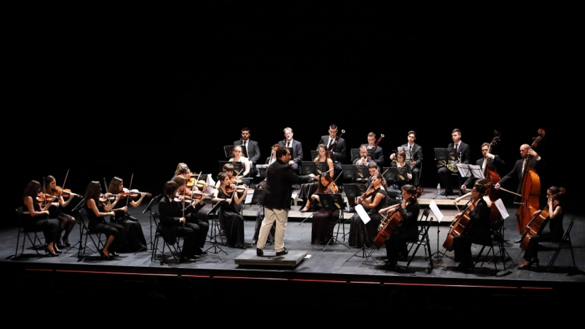 Actuació de l'orquestra de Salou.