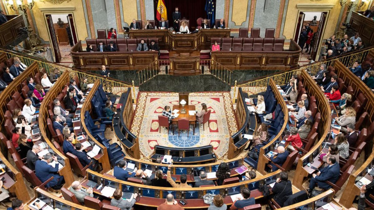 El ple del Congrés dels Diputats.