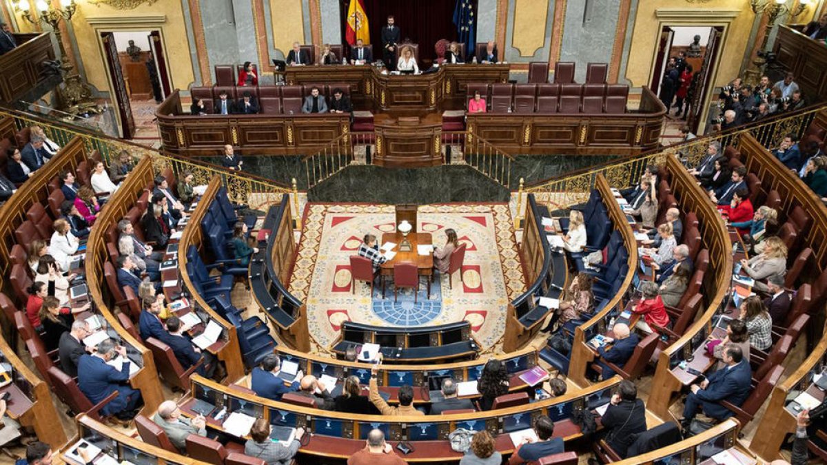 El pleno del Congreso de los Diputados.