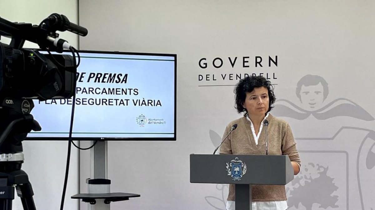 La concejala de Proyectos y planificación de El Vendrell, Núria Rovira.