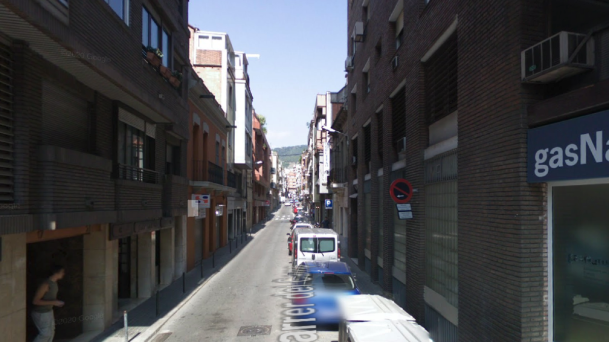 Imatge del carrer Camp de Barcelona, on se situa la seu de Vox a la ciutat.