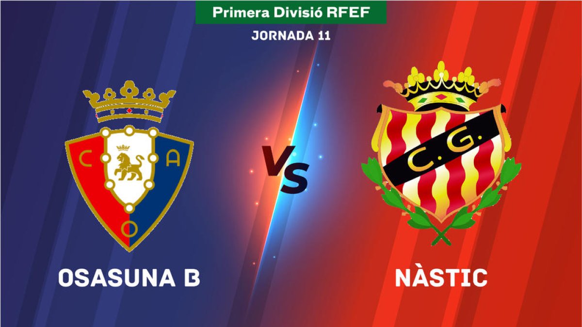 Sigue en directo el Osasuna Promesas-Nàstic