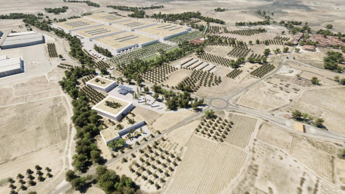 Propuesta de la nueva zona industrial de La Bisbal del Penedès.