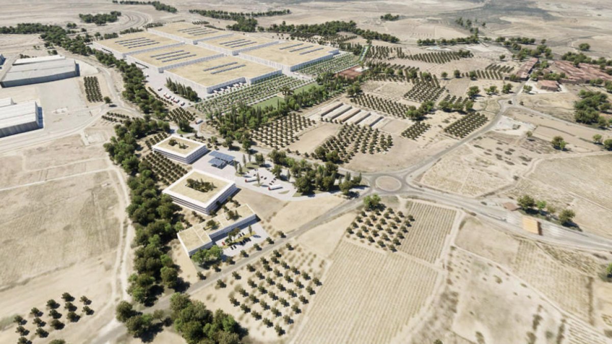 Proposta de la nova zona industrial de la Bisbal del Penedès.