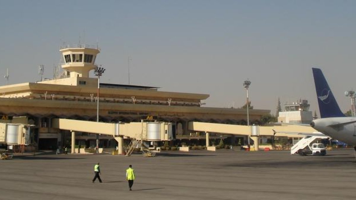 Imatge del Aeroport Internacional d'Alep.