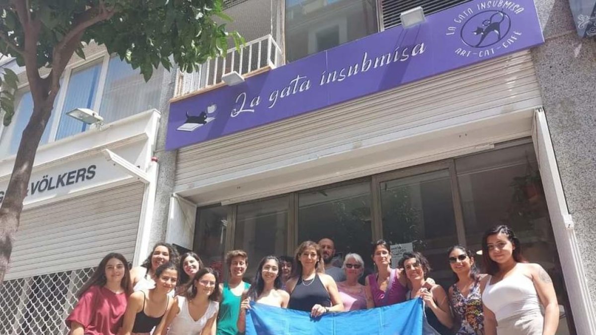 Nous Camins es reuneix amb altres grups feministes de la ciutat cada dos mesos.