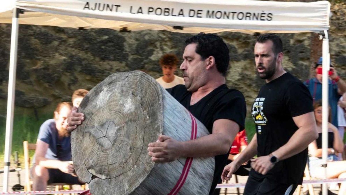 Francesc Larios durante la prueba.