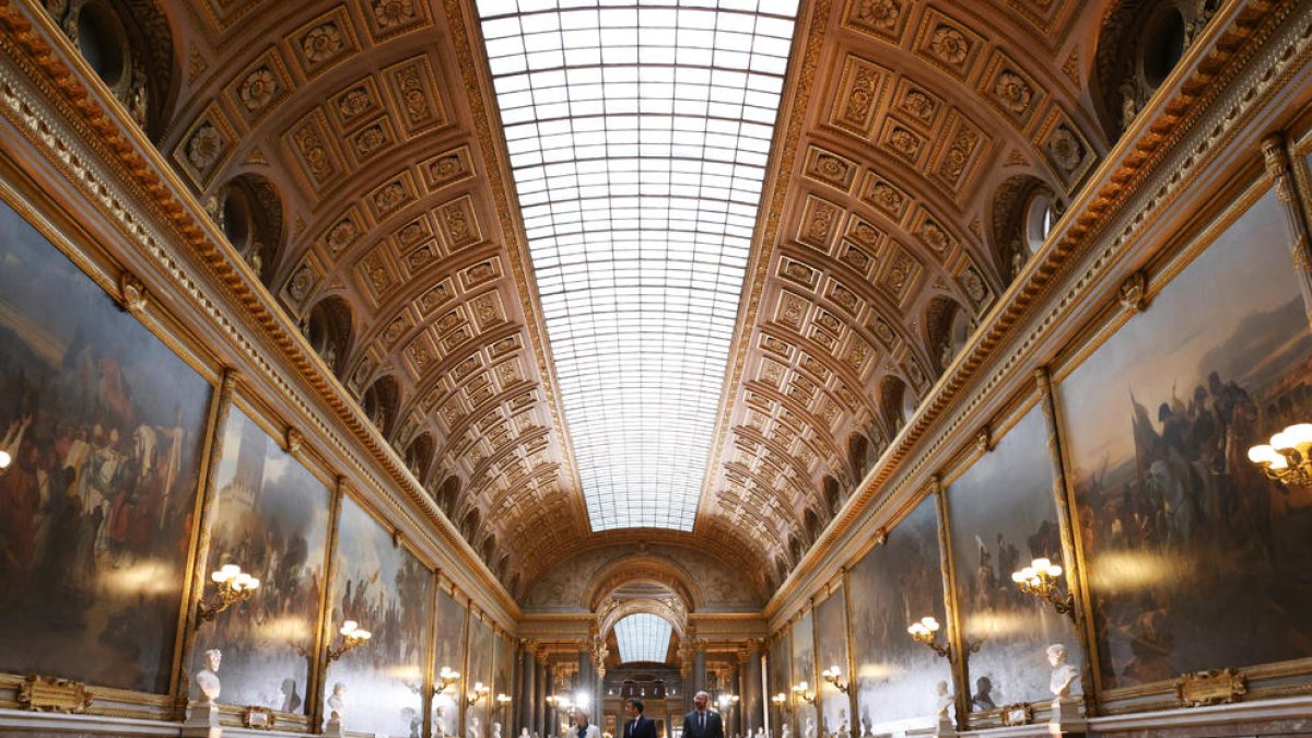 Imatge de l'interior del Palau de Versalles.
