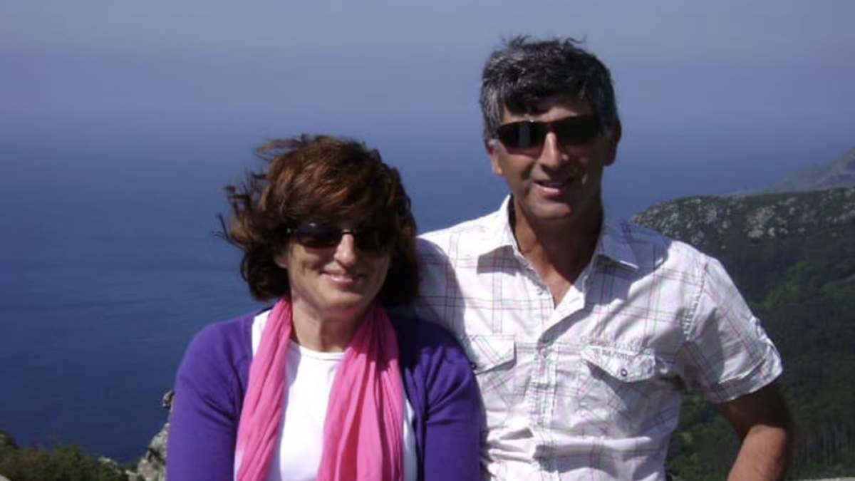 Elisa Abruñedo y su esposo Manuel Fernández, en 2013.