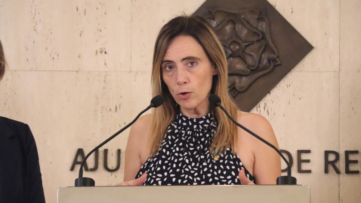 L'alcaldessa de Reus, Sandra Guaita, en la presentació del PAM 2023-2027.