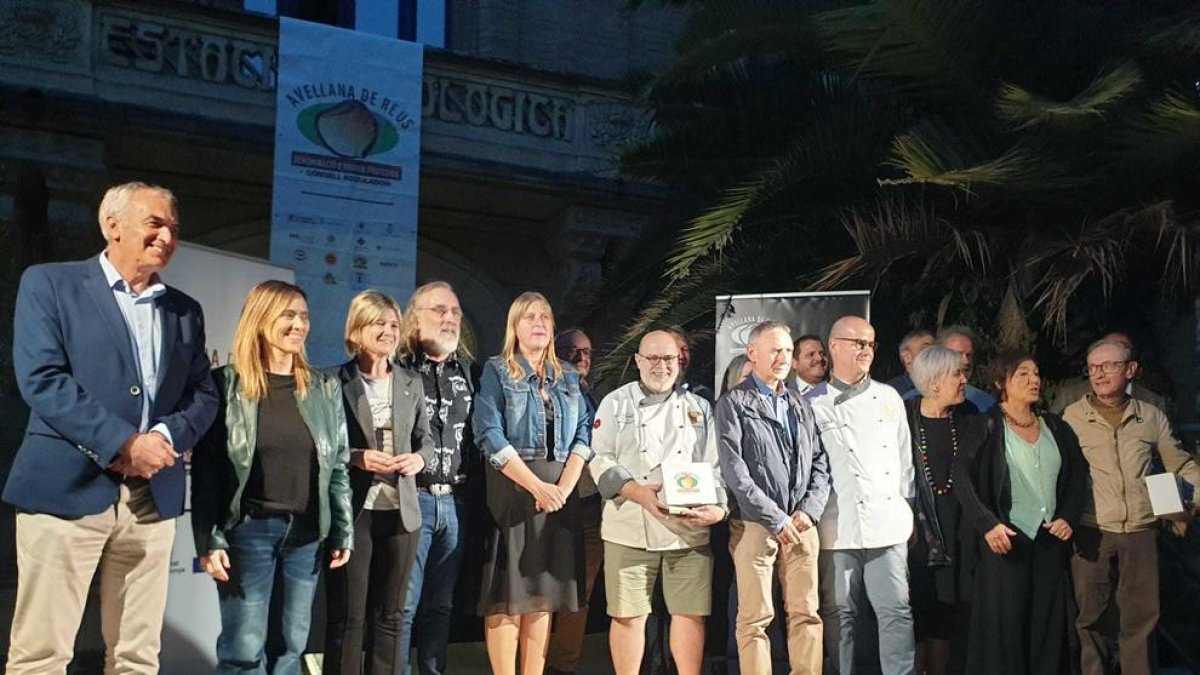 Els guanyadors de la segona edició dels Premis DOP Avellana de Reus.