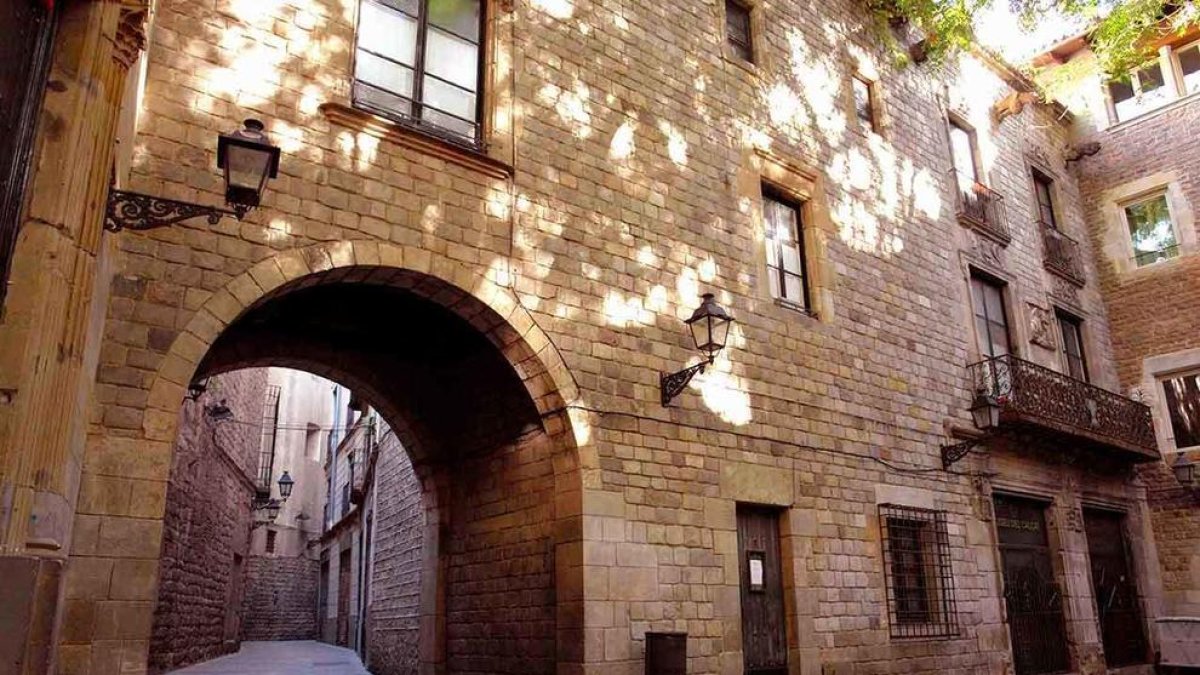 Imatge de la Sinagoga Major de Barcelona.