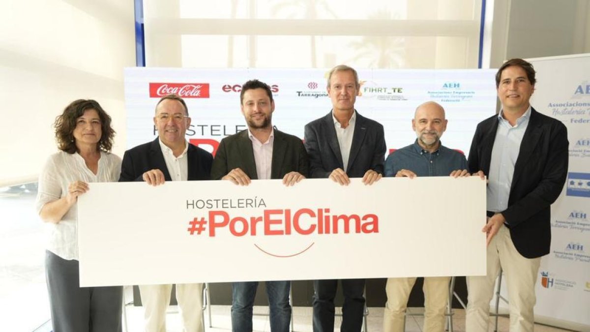 Presentació del projecte 'Hostelería #PorElClima' ahir al restaurant El Pòsit del Serrallo.