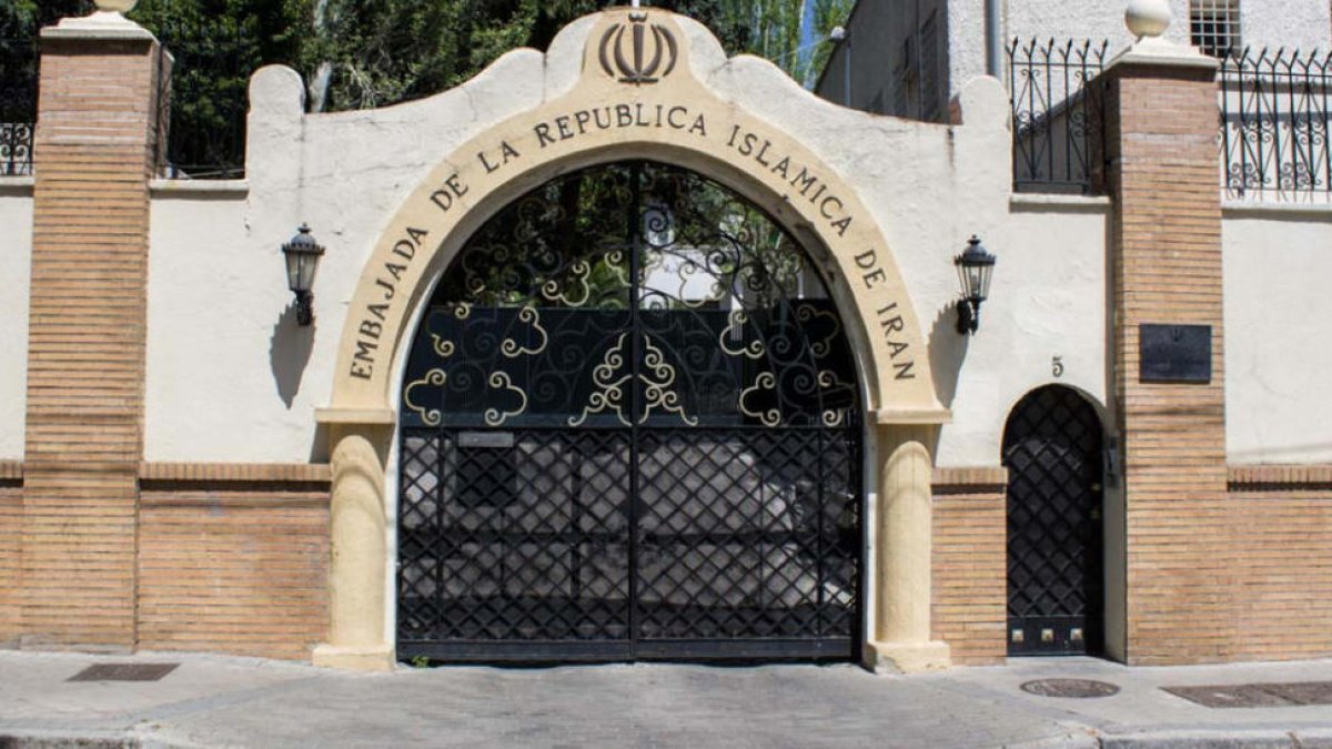 Imagen de la embajada de Irán en Madrid.