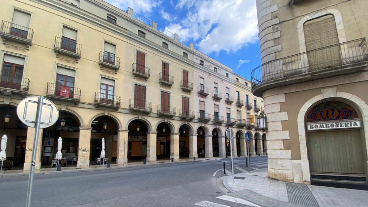 Encreuament on va tenir lloc el succés a la Bisbal d'Empordà.