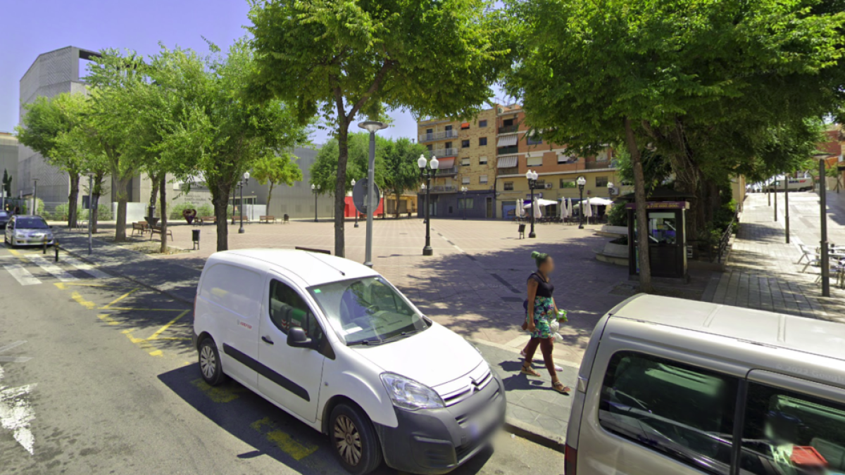 Imatge de la Plaça de la constitució de Bonavista.