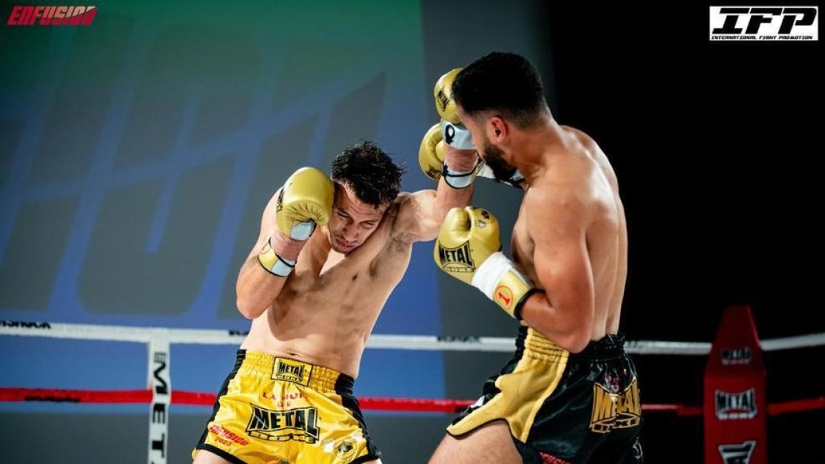 El campeón reusense, Mohammed Dahbi, durante un combate.