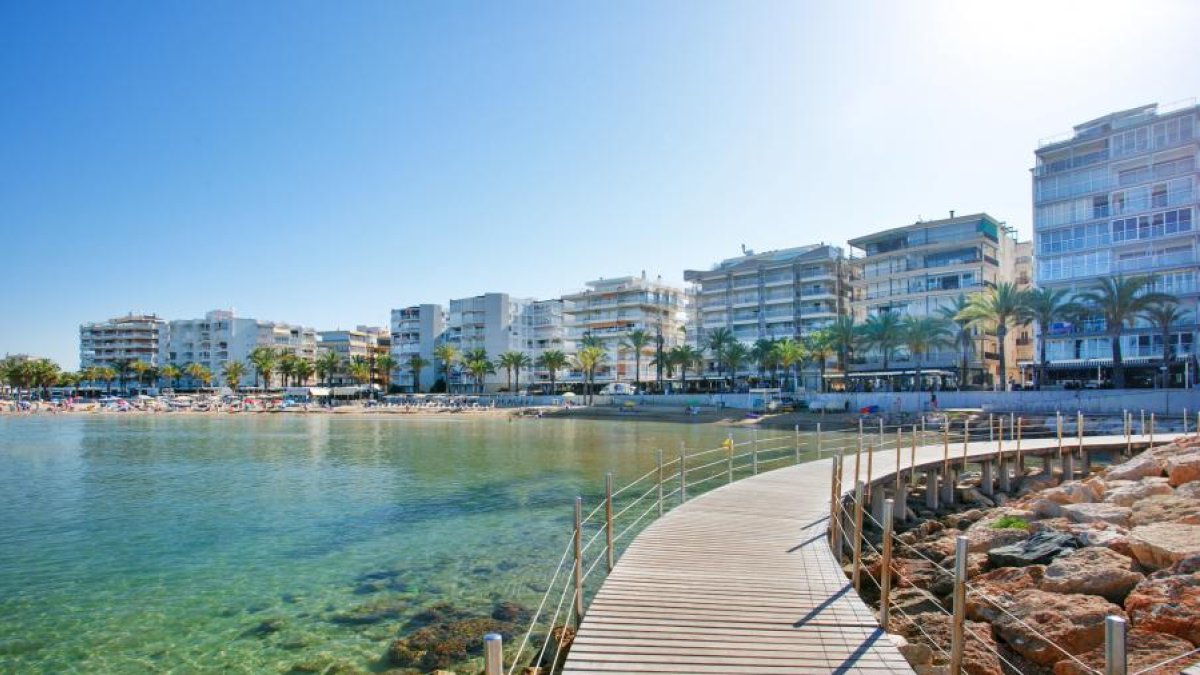 Platja de Llevant, a Salou.