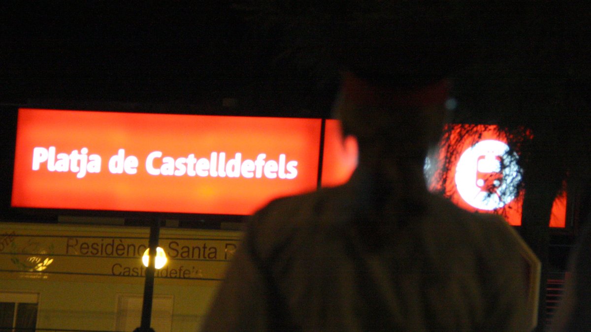 Imatge d'arxiu de l'estació de la Platja de Castelldefels.