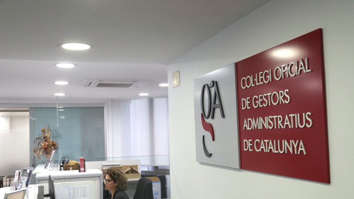 Treballadors del Col·legi de Gestors Administratius de Catalunya.