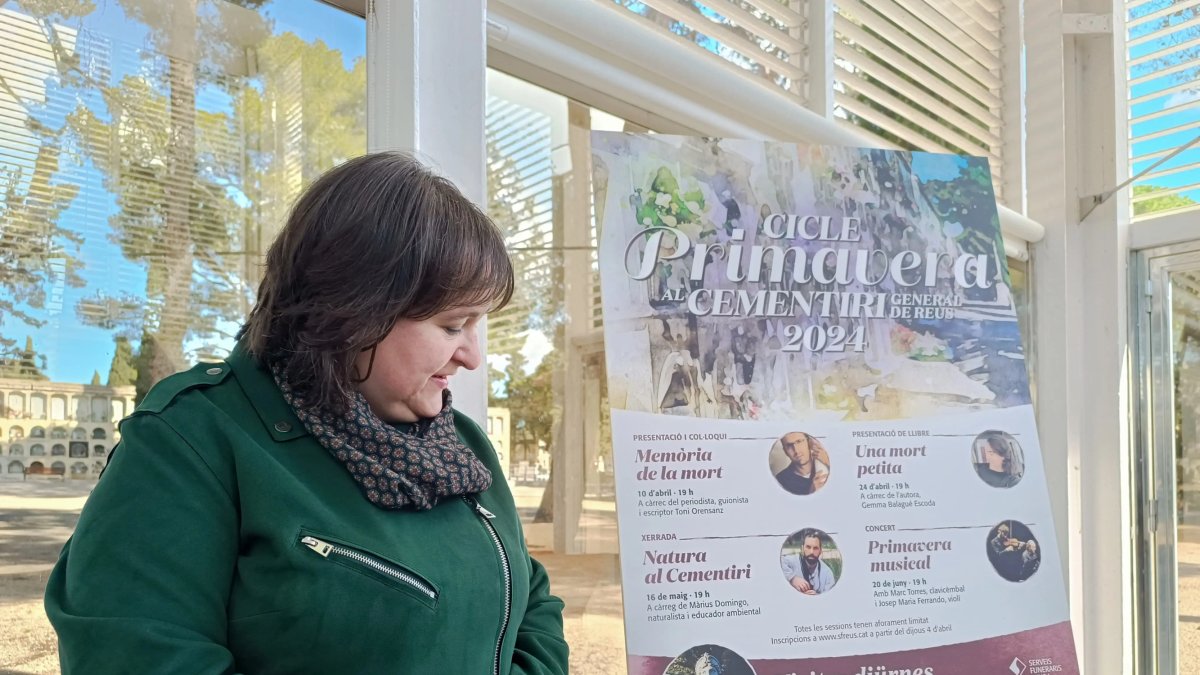 Presentació del cicle 'Primavera al Cementiri General de Reus'.